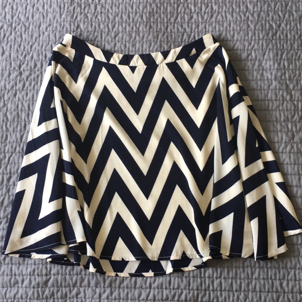 Chevron skirt